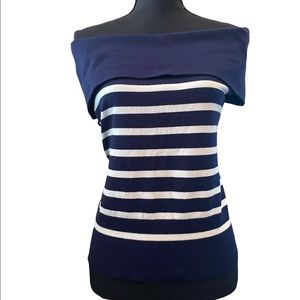 EVERYTHING MUST GO!-  American Living Off the shoulder Blouse (L)